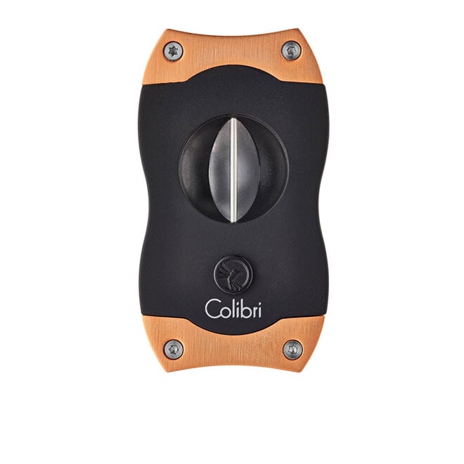 Colibri V-Cut Cigar Cutter Black + Rose CU300T6