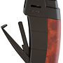 Xikar Resource ll Pipe Lighter, Black Burl XI-585ABBK