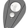 Xikar Xi2 Granite Silver Cigar Cutter, XI-200SL