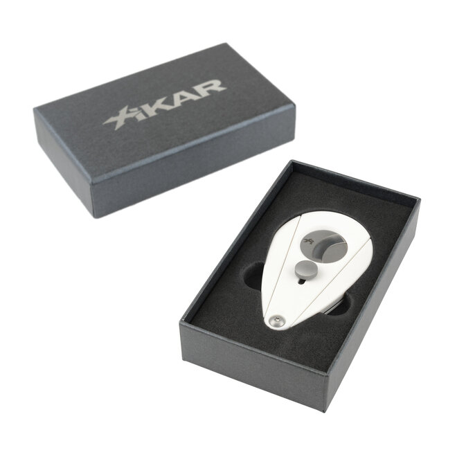Xikar Xi2 Pearl White Cigar Cutter, XI-200WH