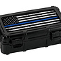 Cigar Caddy 10 Cigar Travel Humidor, First Responders - Police HUM-CC10-FRP