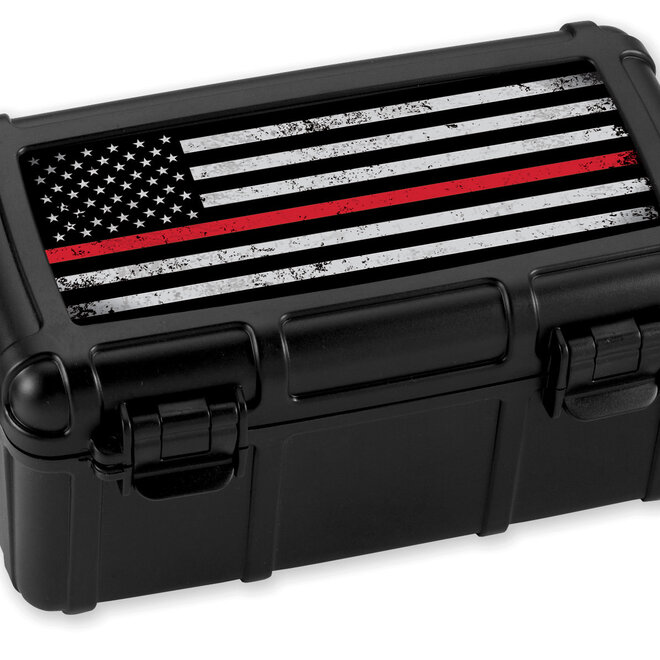 Cigar Caddy 15 Cigar Travel Humidor, First Responders - Fire HUM-CC15-FRF