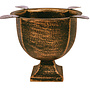Stinky "Old World" BP Cigar Ashtray, 7" diameter & 6" tall, Copper Black CA-ST-4COBL