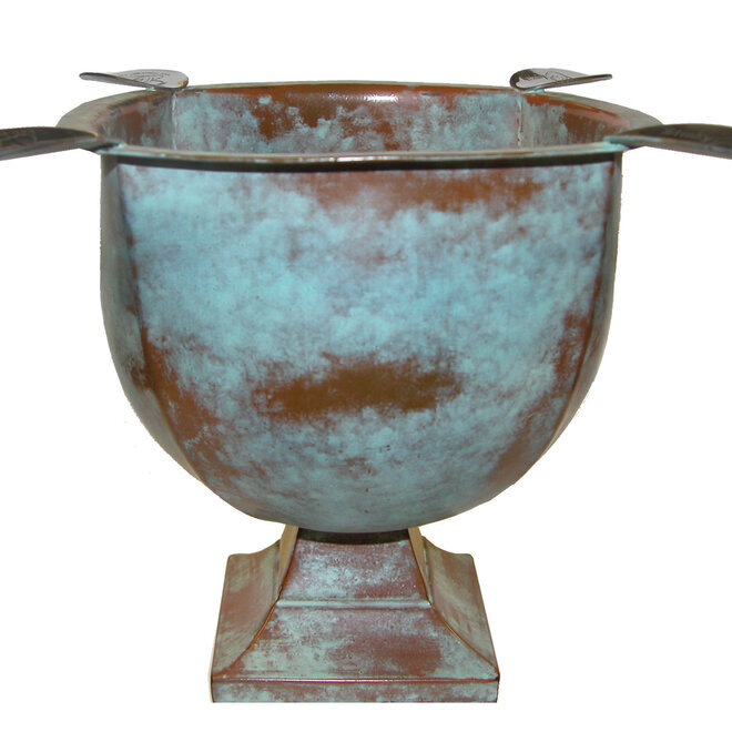 Stinky "Old World" BP Cigar Ashtray, 7" diameter & 6" tall, Patina Copper CA-ST-4CP