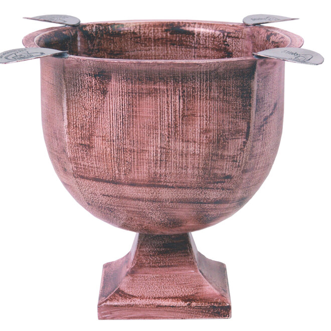 Stinky "Old World" BP Cigar Ashtray, 7" diameter & 6" tall, Rust Brown CA-ST-4RBRN