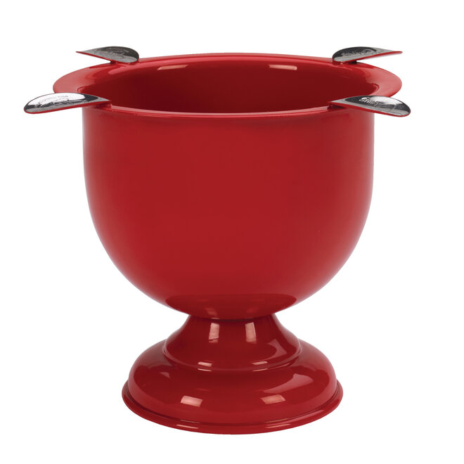 Stinky Tall Cigar Ashtray, 7" diameter & 6.5" tall, Fire Engine Red CA-ST-4RED