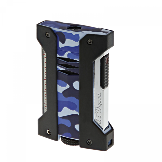 S.T. Dupont Lighter - Defi Extreme Blue Camo 021411