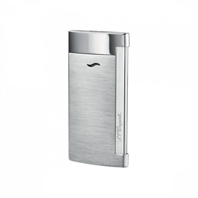 S.T. Dupont Lighter - Slim 7 Brushed Chrome 027701