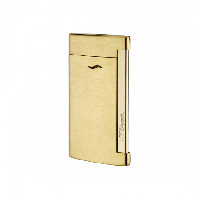 S.T. Dupont Lighter - Slim 7 Golden Brushed 027711