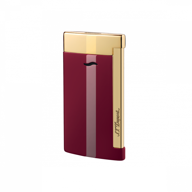S.T. Dupont Lighter - Slim 7 Red / Gold 027707