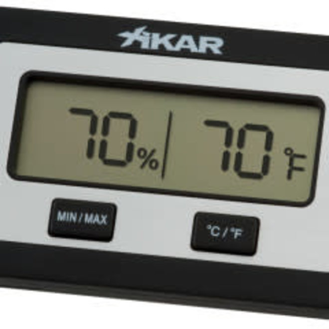 Xikar Digital Humidor Hygrometer Rectangular