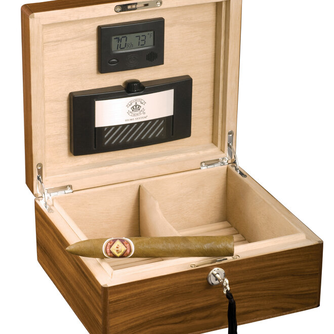Diamond Crown Drake Humidor-40 Count 91/2 X 81/2 X 41/4