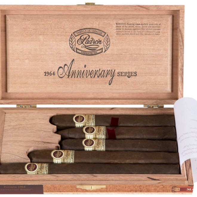 Padron 1964 Sampler Maduro Assortment of 5 Cigars