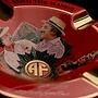Arturo Fuente Hands of Time Large Round Ceramic Ashtray Red