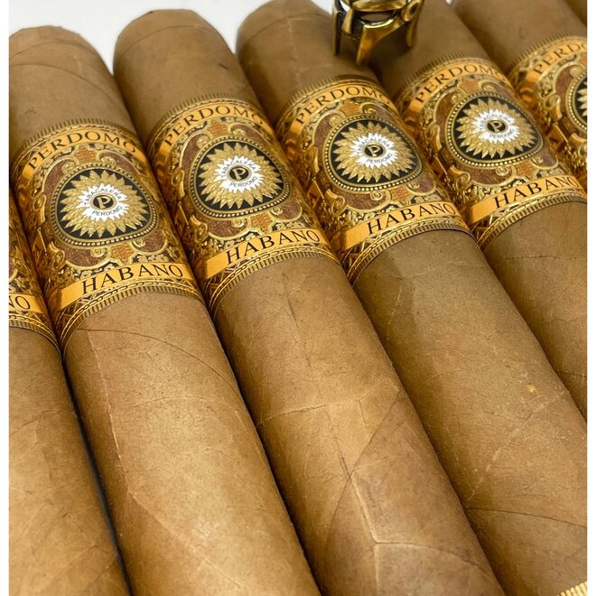 Perdomo Habano Bourbon Barrel Aged (BBA) Connecticut Gordo 6 X 60