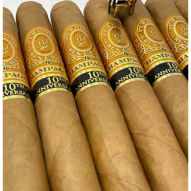 Perdomo Reserve 10th Anniversary Champagne Connecticut Super Toro 6 X 60