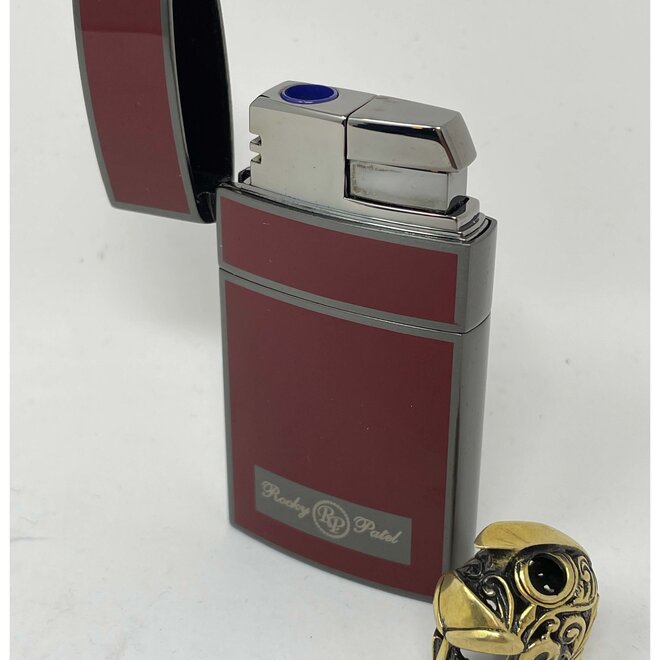 Rocky Patel H.E. Burgundy Single Torch Lighter