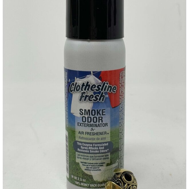 Smoke Odor Exterminator 2.5oz Air Freshener Clothesline Fresh