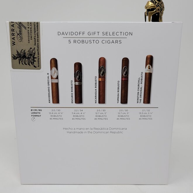 Davidoff Gift Selection of 5 Robustos