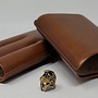 Legend Brown Leather 3 Finger Case by Visol