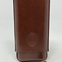 Diamond Crown Leather Churchill Case - Chocolate