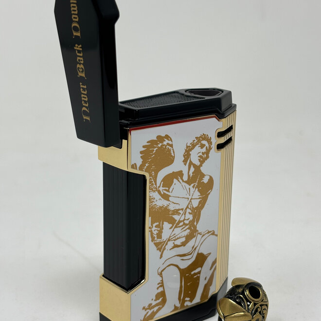 LE 24 "Never Back Down" Magma White  Lighter (MAGMA-TR4)