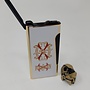 Prometheus Retro LE 24 Rare Black Lighter - White (FL-RETRO/FF)