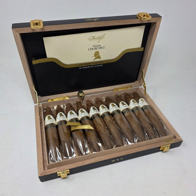 Davidoff Winston Churchill LE 2022 Perfecto 61 x 5⅞ - Spartan Vault
