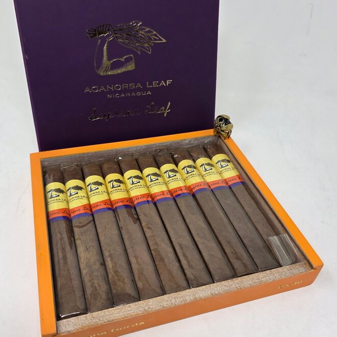 Aganorsa Supreme Leaf Corona Gorda 46 X 6 - Spartan Vault