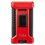 Colibri Ascari Triple Flame Lighter - Red / Black LI250T4