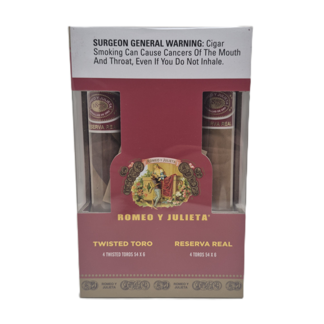 Romeo y Julieta Reserva Real Twisted Toro 8 Cigar Sampler