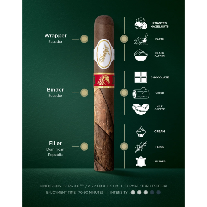 Davidoff Year of the Horse 2026 55 x 6½