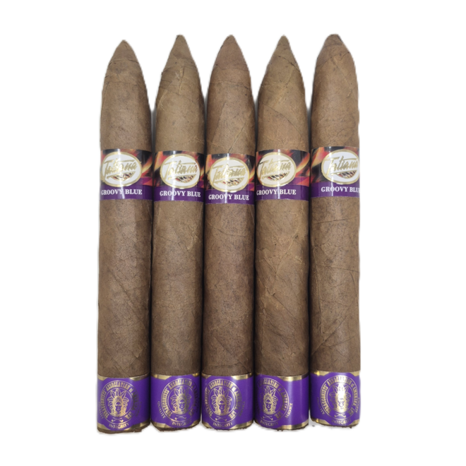 Tatiana Groovy Blue Flavored TAA Belicoso 52 x 6 1/4