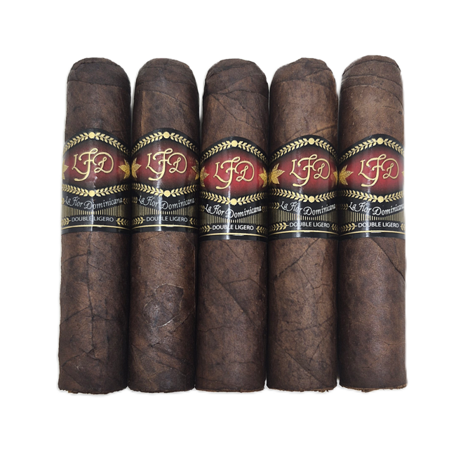 La Flor Dominicana Double Ligero 600 Maduro 52 x 5¼