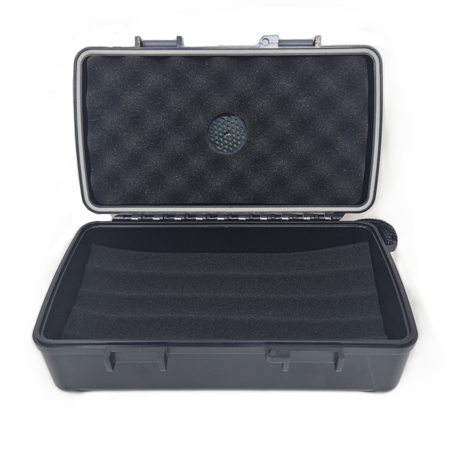 Xikar 10 Cigar Travel Black Humidor (Single Case) XI-210XI