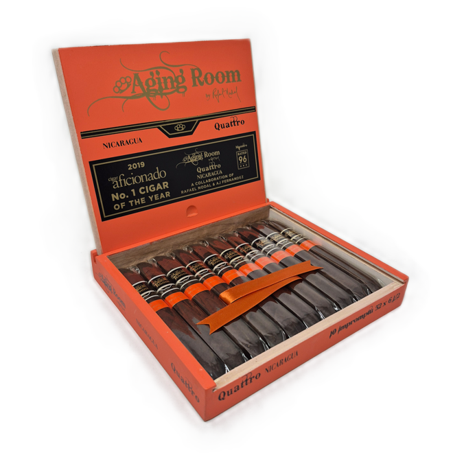 Aging Room Quattro Nicaragua Impromptu Figurado 52 x 6½