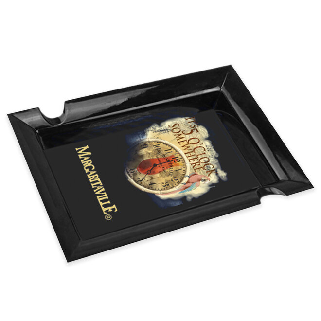 Margaritaville 2 Stick Chumbucket Ashtray Tan Clock CHUM-S-5 O'CLOCK