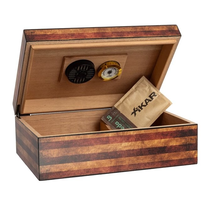 Old Glory Humidor 40-70 Cigar Capacity With Boveda Seasoning Kit HUM-HS-25OG-BOV