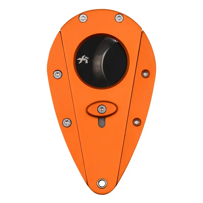 Xikar Xi1 Black Blades Cigar Cutter, Orange XI-100ORB
