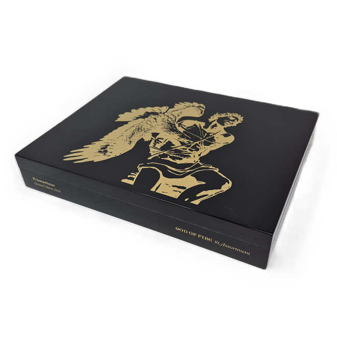 GOF KKP Special Reserve Assortment of 10 Cigars in Black Humidor