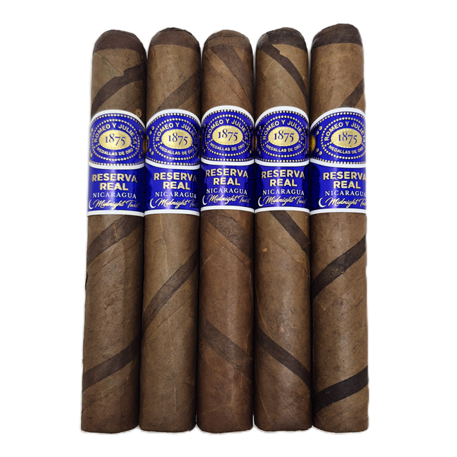 Romeo y Julieta Reserva Real Midnight Twist Twisted Toro 54 x 6