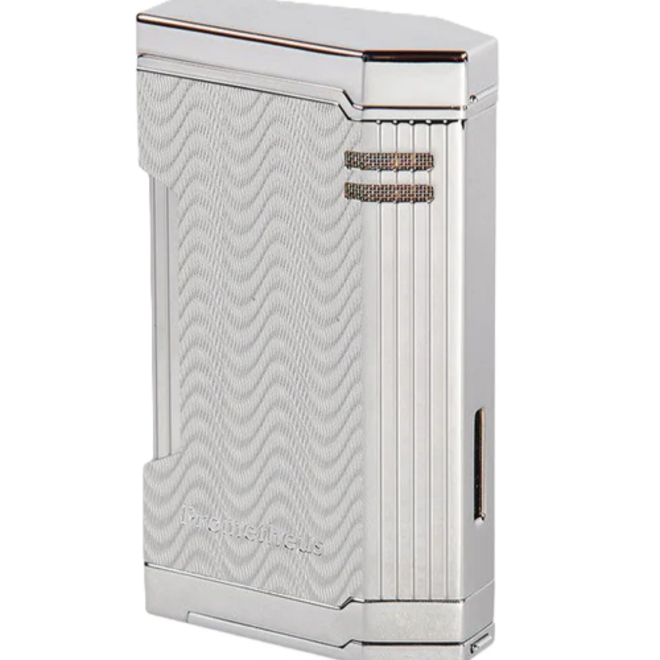 Prometheus Magma Triple Flame Table Lighter Gunmetal w/ Wave Design (FL-Magma/T25G)