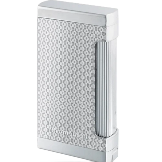 Prometheus Triple Jet Lighter Chrome w/ Barley Design (ULTIMO-X7)