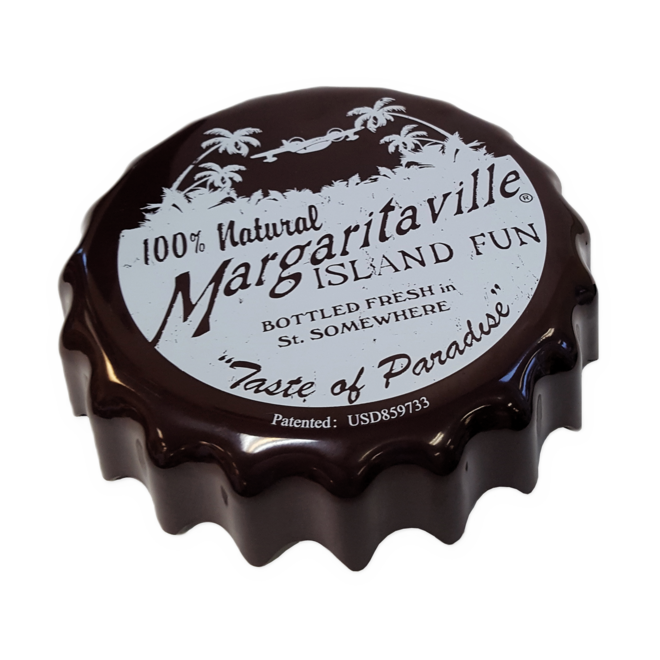 Margaritaville Libations Bottle Cap Ashtray Brown LIBATION-S