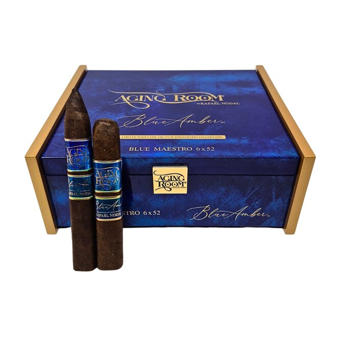 Aging Room Blue Amber Blue Maestro Torpedo 52 x 6