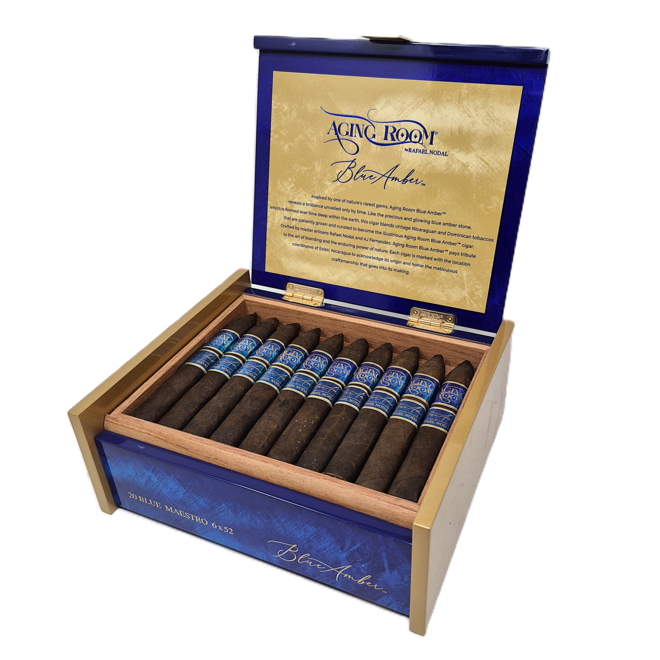 Aging Room Blue Amber Blue Maestro Torpedo 52 x 6