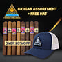 Foundation 8 Cigar Assortment + Free Hat