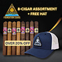 Foundation 8 Cigar Assortment + Hat