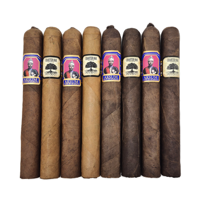 Foundation 8 Cigar Assortment + Hat