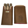 Tampa Smoker Leather Case with 3 Cigars